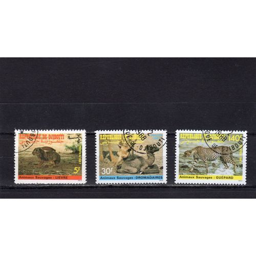 Timbres-Poste De Djibouti (Protection De La Faune)