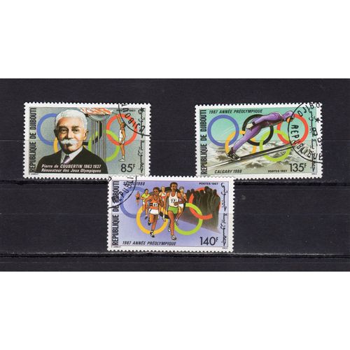 Timbres-Poste De Djibouti (Jeux Olympiques De 1988)