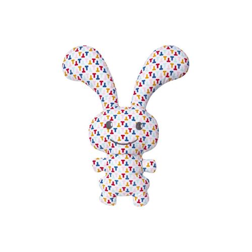 Funny Bunny Doudou Hochet - T Multicolor 24cm