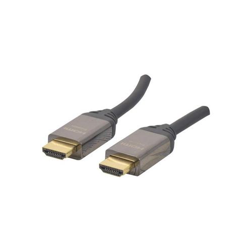 exertis Connect - Câble HDMI avec Ethernet - HDMI mâle pour HDMI mâle - 5 m - triple blindage - noir - support 4K