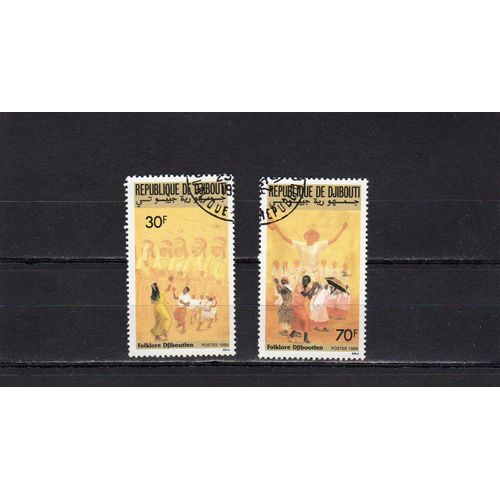 Timbres-Poste De Djibouti (Folklore Djiboutien)