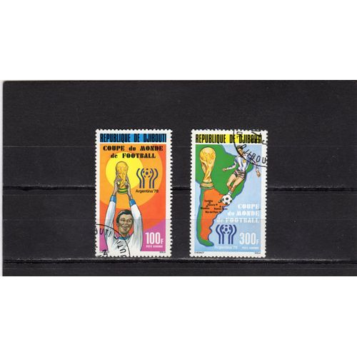 Timbres De Poste Aérienne De Djibouti (Coupe Du Monde De Football)
