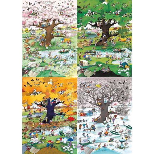 Puzzle 2000 Pièces Roger Blachon - 4 Seasons