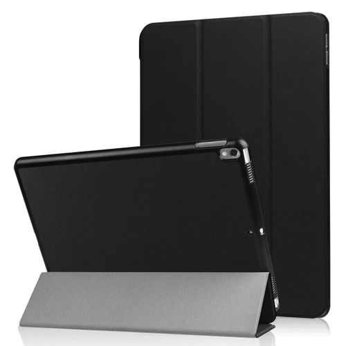 Apple Ipad Air 3 10.5" (2019) Coque, Saturcase Pu Cuir Flip Pliable Folio Stand Protecteur Housse Étui Coque Avec Fonction Veille / Réveil Automatique Pour Apple Ipad Air 3 10.5" (2019) (Noir)