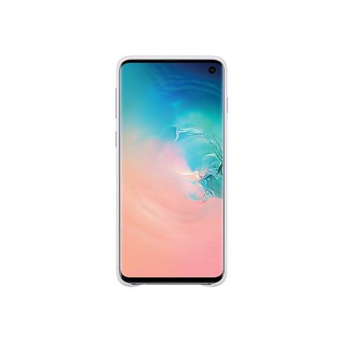 Samsung Leather Cover Ef-Vg973 - Coque De Protection Pour Téléphone Portable - Cuir - Blanc - Pour Galaxy S10, S10 (Unlocked), S10 Enterprise Edition