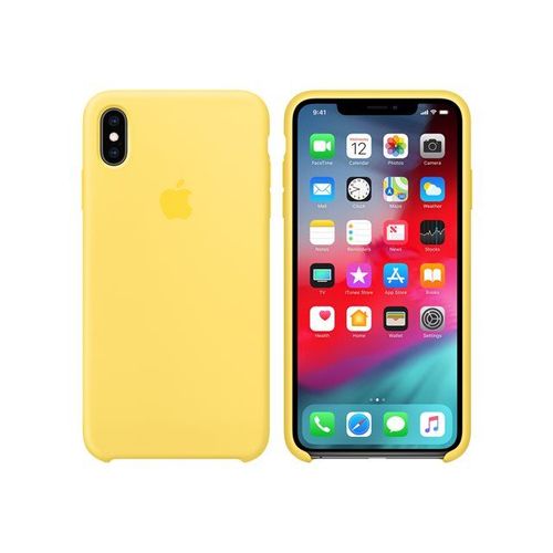 Apple - Coque De Protection Pour Téléphone Portable - Silicone - Jaune Canari - Pour Iphone Xs Max