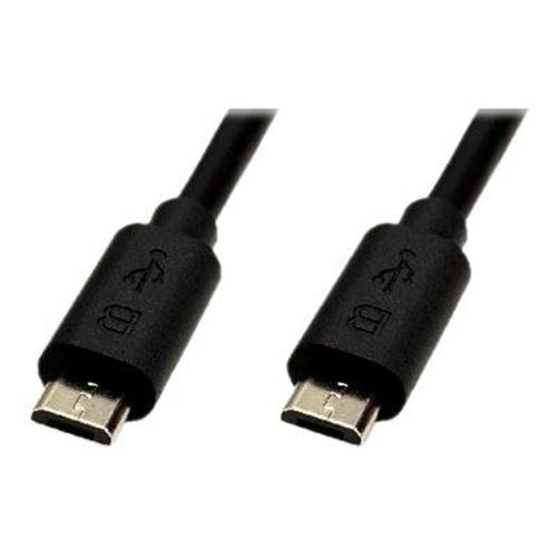 MCL - Câble USB - Micro-USB de type B (M) pour Micro-USB de type B (M) - USB 2.0 - 1 m - noir