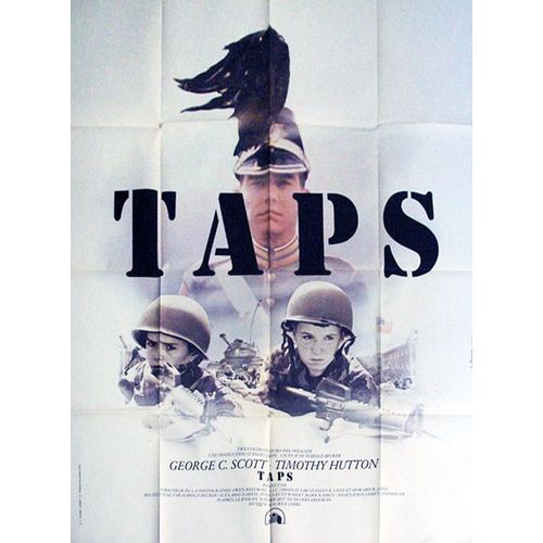 Taps - Véritable Affiche De Cinéma Pliée - Format 120x160 Cm - De Harold Becker Avec Timothy Hutton, Sean Penn, Tom Cruise - 1982