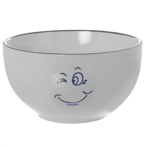 Bol Clin D'oeil En Céramique Blanche 500 Ml