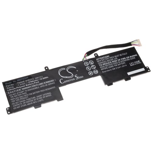 vhbw Li-Polymère batterie 2700mAh (7.4V) noir pour ordinateur portable laptop notebook Dell Latitude 13 7350