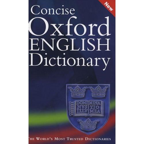 Concise Oxford English Dictionary