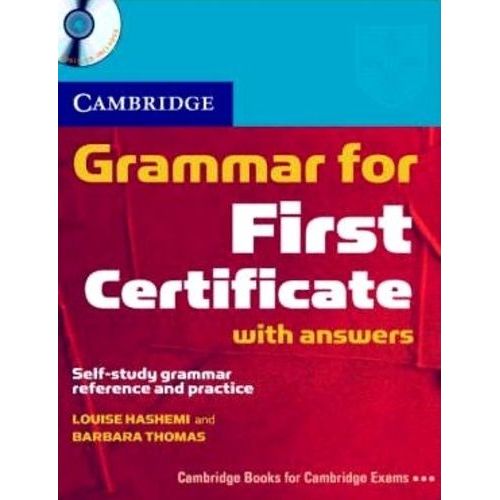 Cambridge Grammar For First Certificatewith Answers - With Audio-Cd
