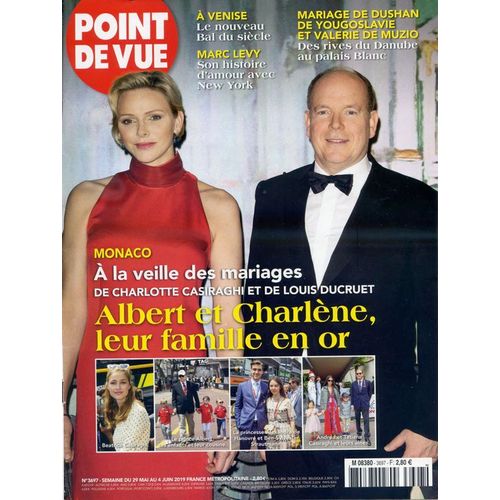 Point De Vue 3697 : Albert Et Charlène , Leur Famille En Or
