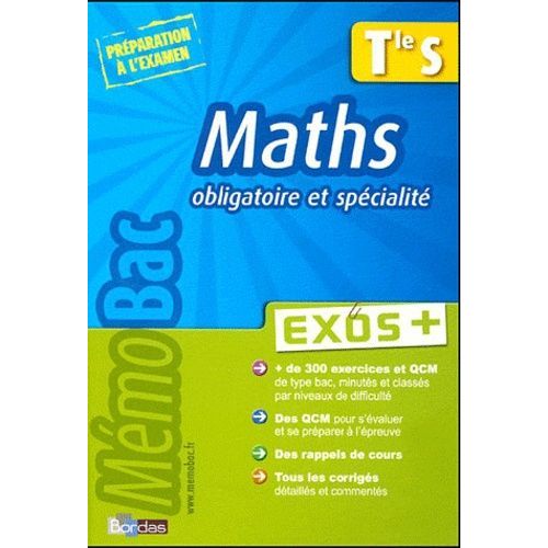 Maths Tle S - Exos +