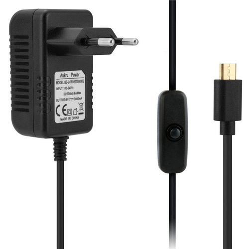 Aukru Micro USB 5v 3000mA Chargeur Adaptateur Alimentation Pour