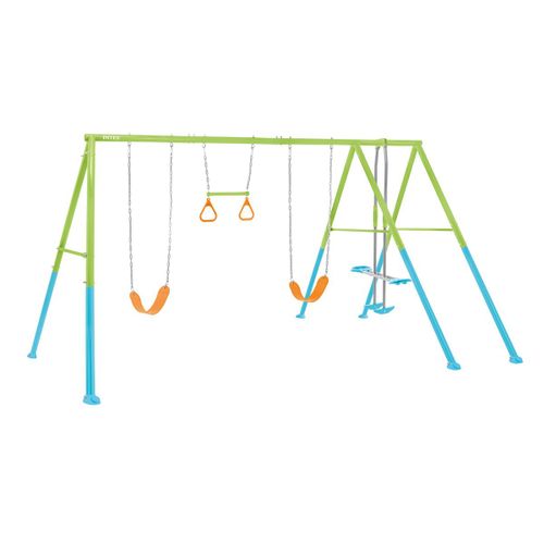 Portique Pour Enfants 4 Agrès Balançoires + Face À Face - Intex