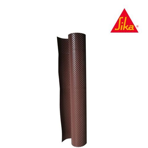 Feuille de protection pour parois enterrées - SIKA Protection Fondation - Rouleau 30 x 1,5m - Marron