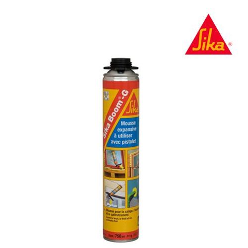 Mousse expansive extrudable au pistolet - SIKA Boom G - Beige - 750ml