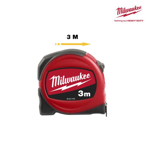 Mètre ruban 3m MILWAUKEE - compact 16mm 48227703