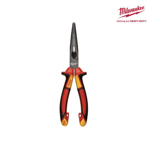 Pince à bec long MILWAUKEE tête 45 degrés isolée 205 mm 4932464565