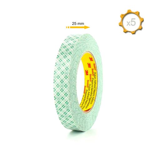 Ruban adhésif transfert 3M double face 465 25mm x 55m x5