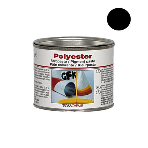 Pâte colorante polyester noir 9005 SOLOPLAST - 200g