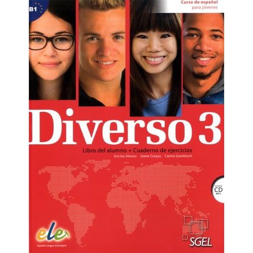 Diverso 3 - Libro Del Alumno + Cuaderno De Ejercicios (1 Cd Audio Mp3)