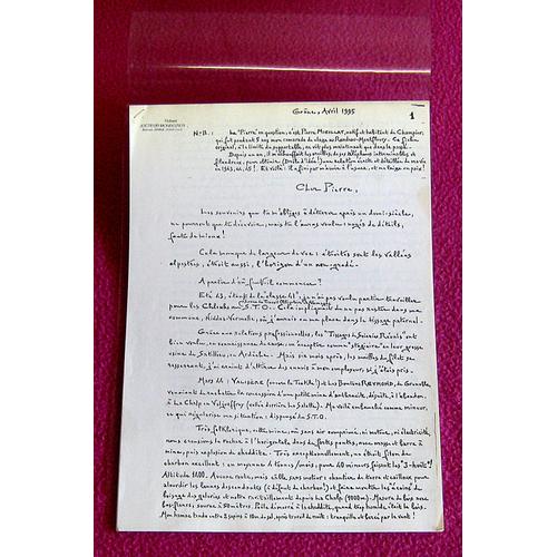 Collector. Lettre Témoignage De La Seconde Guerre Mondiale. 1943 / 1945.