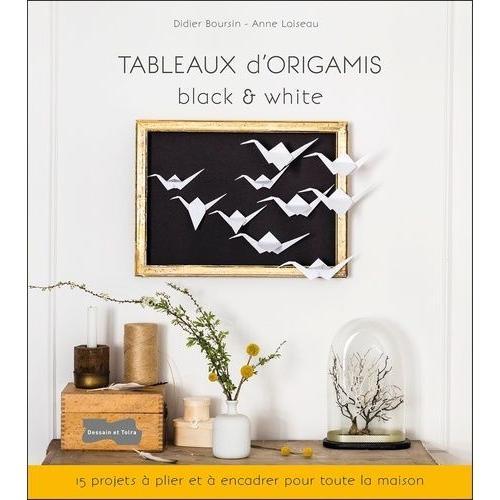 Tableaux D'origamis Black & White - 15 Projets À Plier Et À Encadrer Pour Toute La Maison