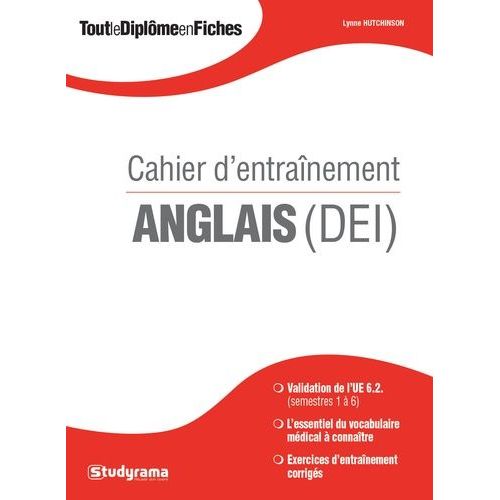 Cahier D'entraînement Anglais (Dei)