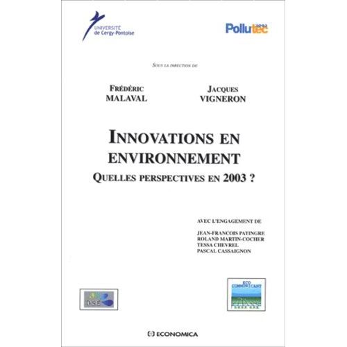 Innovations En Environnement - Quelles Perspectives En 2003 ?