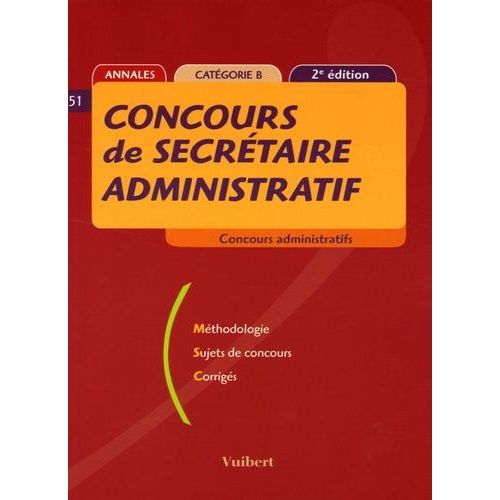 Concours De Secrétaire Administratif
