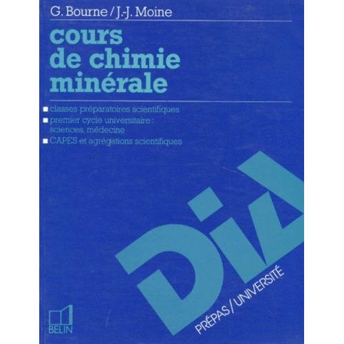 Cours De Chimie Minérale