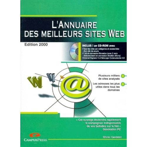 L'annuaire Des Meilleurs Sites Web - Avec Cd-Rom, Edition 2000