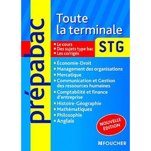 Toute La Terminale Stg