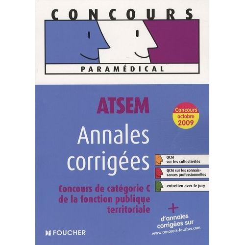 Atsem, Annales Corrigées - Concours De Catégorie C De La Fonction Publique Territoriale