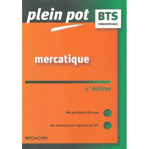 Mercatique - Bts Action Commerciale, Force De Vente