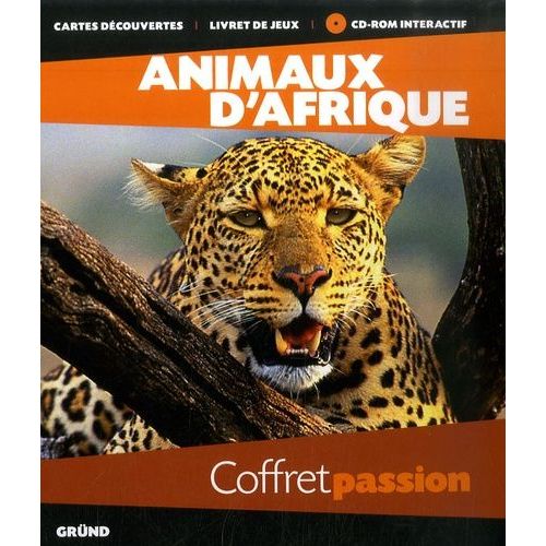 Coffret Passion Animaux D'afrique - Avec 1 Cd-Rom Intéractif