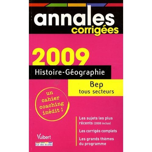 Histoire-Géographie Bep Tous Secteurs