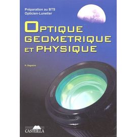 Préparation Au Bts Opticien-Lunetier Optique Géométrique Et
