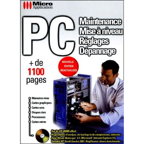 Pc - Maintenance, Mise À Niveau, Réglages, Dépannage, Avec Cd-Rom