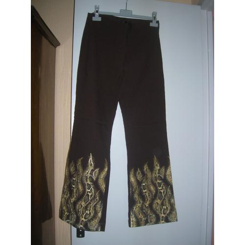 Pantalon Jus D'orange Pant Flamme 73% Viscose,24% Polyamide,3% Élasthanne.