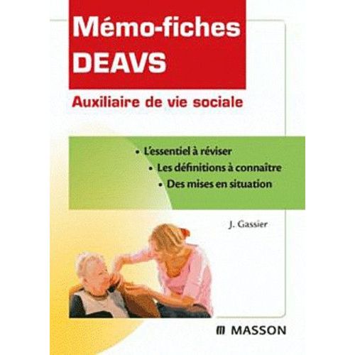 Mémo-Fiches Deavs - Auxiliaire De Vie Sociale