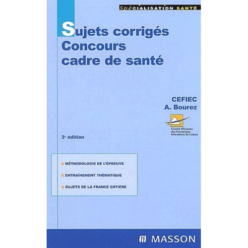Sujets Corrigés Concours Cadre De Santé