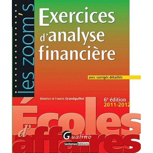 Exercices D'analyse Financière