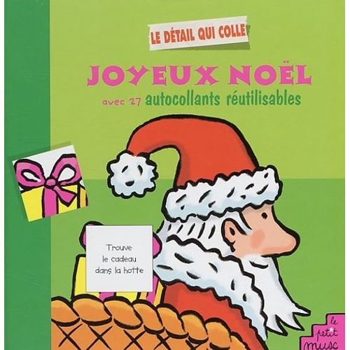 Joyeux Noël Avec 27 Autocollants Réutilisables