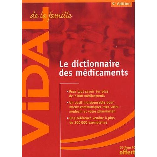 Vidal De La Famille - Le Dictionnaire Des Médicaments (1 Cd-Rom)