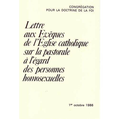 Lettre Aux Eveques De L'eglise Catholique