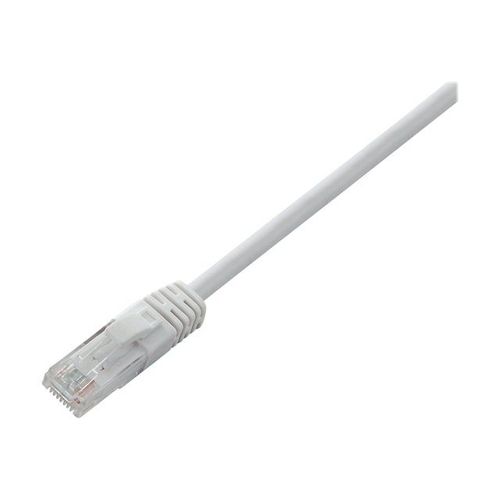 V7 - Cordon de raccordement - RJ-45 (M) pour RJ-45 (M) - 1 m - UTP - CAT 6 - moulé, sans crochet - blanc