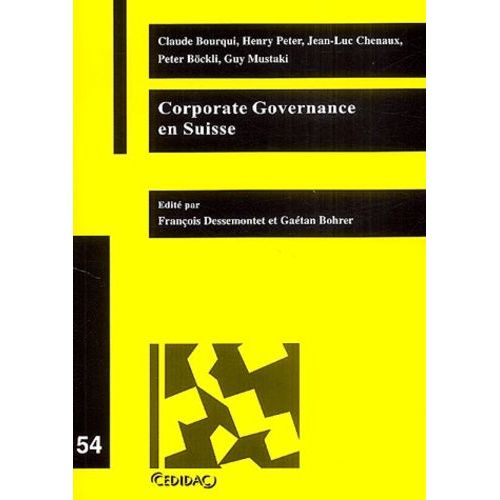 Corporate Governance En Suisse